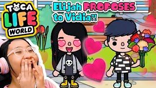 Toca Life World - Elijah PROPOSES to Vidia?!!!