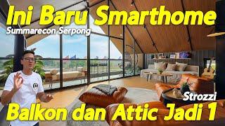 Rumah Mewah 3 Lantai Dengan Attic, Strozzi 8x12, Summarecon Serpong