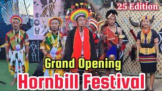 Grand Opening Ceremony of Hornbill Festival  2024#nagaland #hornbillfestival  #kohimavlog