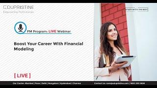 FM Live Webinar: Boost Your Career With Financial Modeling