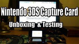 Nintendo 3DS Capture Card Unboxing & Testing "Loopy Version"