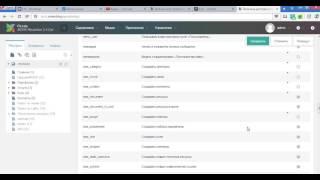 MODx Revo настройка прав пользователей