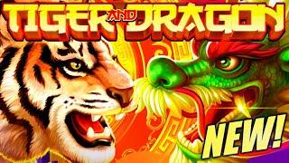 NEW SLOT! A UNIQUE HOLD & SPIN! TIGER & DRAGON Slot Machine (IGT)