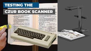 Scanning retro books and magazines - The CZUR book scanner pro - ET24Pro