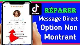 Le message direct TikTok ne montre pas le problème résolu ||Problème de message TikTok résolu (2021)