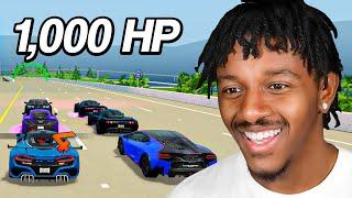 1,000 HP CARS VS ALL IN ROBLOX DRIVING EMPIRE