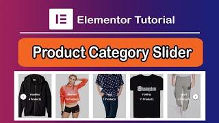 Product Category Slider for Elementor