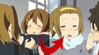 Ritsu learns trick from Yui 【K-ON!】