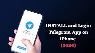 How to INSTALL and Login Telegram App on iPhone (2024)