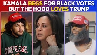 Kamala BEGS for Black Votes but The Hood LOVES Trump