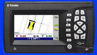 Trimble GCS900 Grade Control System Lane Guidance