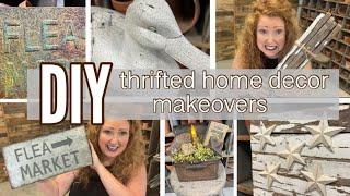 DIY thrifted home decor makeovers