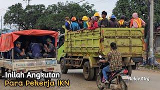 IKN Terkini!! Melihat Aktivitas Keberangkatan  Para Pekerja IKN Di Desa Bumi Harapan