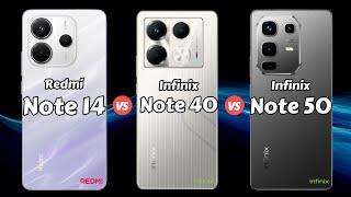 Redmi Note 14 vs Infinix Note 40 vs Infinix Note 50