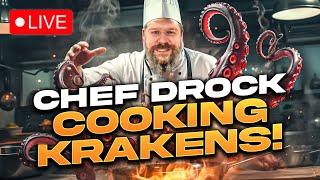 CHEF DROCK is in the House! COOKING UP KRAKENS in Live Arena!