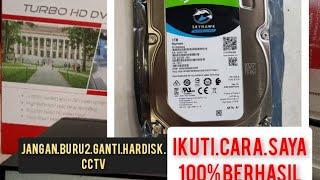 Cara Servis Dan Format Hardisk DVR CCTV Pasti Berhasil
