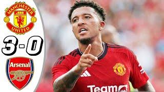 Manchester United vs Arsenal 3-0 - All Goals & Highlights - Friendly Match 2024