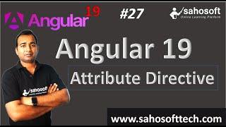 Attribute directive in Angular 19 | Attribute Directive | Angular 19 Tutorials in Hindi