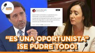 FEINMANN SE INDIGNÓ CON VICTORIA VILLARRUEL: "ES UNA OPORTUNISTA, NO SABE CÓMO ESTAR EN ESCENA"