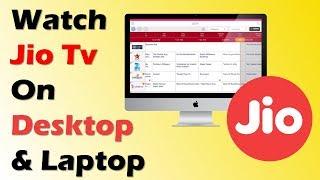 Watch Jio Tv on  Desktop and Laptop (Hindi)