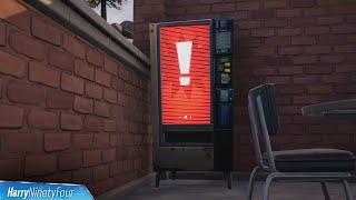 Purchase a Random Item From a Malfunctioning Vending Machine Location - Fortnite