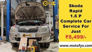 Skoda Rapid Car Service Cost Starting Just ₹ 5,499 | Genuine Spare Parts | 60 Day Service Warranty