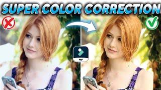 SUPER COLOR CORRECTION Trick in Filmora - Salih Tutorials