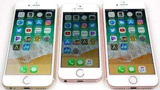 iPhone 6 vs iPhone SE vs iPhone 7 iOS 11 Beta 8!