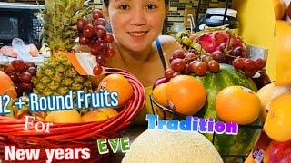 TWELVE + LUCKY ROUND FRUITS FOR THE FILIPINO NEW YEAR’S EVE TRADITION