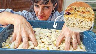 Ahora hago así la focaccia (la más fácil del mundo)