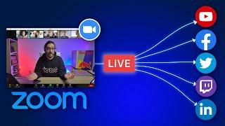 Stream ZOOM live to MULTIPLE PLATFORMS | Restream.IO Tutorial