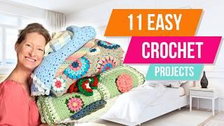 Everything I Crocheted This Summer! 11 Easy Crochet Projects for Beginners S08 E01