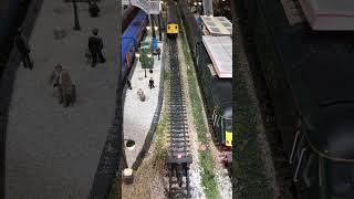 Class 128 parcels DMU is pulling into the railway terminus.