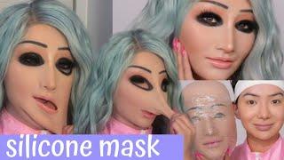 silicone face mask wearing