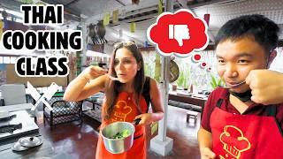 FIRST TIME COOKING THAI FOOD in CHIANG MAI THAILAND | BEST THING TO DO IN in CHIANG MAI Thailand