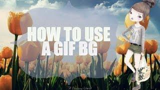 How To Use A GIF Background On Twitter [2013]