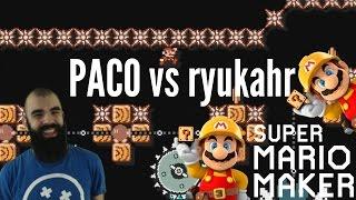 Insane ryukahr levels!! | PACO vs ryukahr | Mario Maker Super Expert Levels