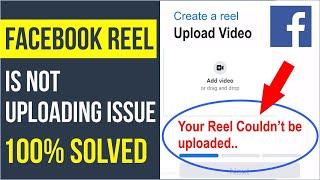 Facebook reel is not Uploading issue Solved  | Facebook video is not uploading issue |#reels