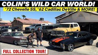 COLIN’S WILD CAR WORLD! 72 Chevelle SS, 62 Cadillac DeVille, 78 Corvette & More! RIDE ALONGS!