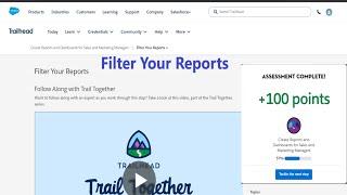 Filter Your Reports|| Create Reports and Dashboards for Sales and Marketing Managers