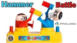 Proloso Hammer Head Battle Game Contest Kids vs Adults Party Fun