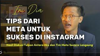 Trik Sukses di Instagram Langsung Dari Tim Meta! Di Bongkar Via Telpon Denganku!