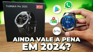 RELÓGIO COMPLETO POR MENOS DE R$300! TEM WEAR OS, NFC, SPOTIFY, MEMÓRIA... MAS TEM QUE CORRER!