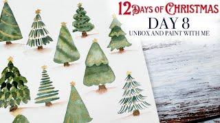 Day 8! 12 Days Of Christmas Unboxing & Paint With Me!