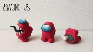 COMO HACER AMONG US CON PLASTILINA | TUTORIAL  TRIPULANTE IMPOSTOR Y MUERTO