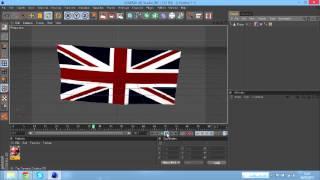 Cinema 4D | Tutorial | Waving Flag