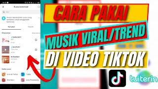 Cara Menambahkan Musik Di Postingan Tiktok | Aplikasi TikTok Android