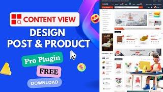 how to use content view plugin in wordpress full details I Design post & product I 2024