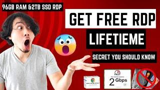 How to Create Free RDP For Lifetime 2024, Get USA RDP, Unlimited Use- GitHub RDP
