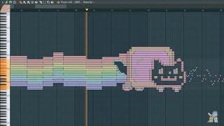 What Nyan Cat Sounds Like - MIDI Art